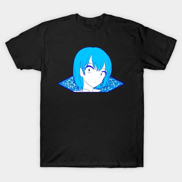 Blue Waifu T-Shirt by SanTees